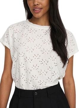T-shirt Only Smilla Weiß für Frauen