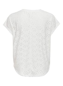 T-shirt Only Smilla Weiß für Frauen