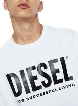 Sweatshirt Diesel S-GIR-DIVISION-LOGO Weiß Herren