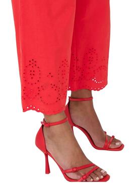 Hose Only Roxanne Culotte in Rot für Frauen