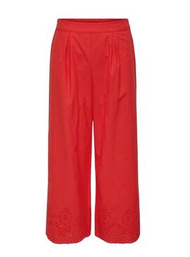 Hose Only Roxanne Culotte in Rot für Frauen