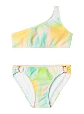 Bikini Name It Zelia bedruckt grün für Mädchen.