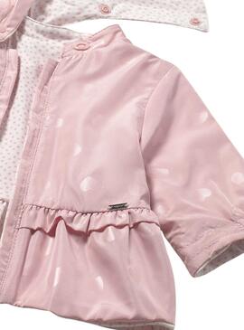 Wende-Windjacke Mayoral in Rosa für Babys
