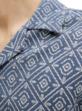 Hemd Jack and Jones Vicent blau für Herren