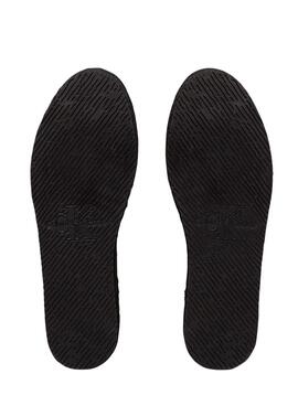 Espadrilles Calvin Klein mit schwarzer Plateausohle für Damen.