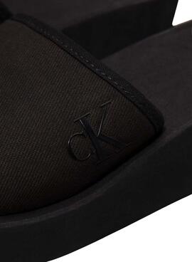   Flip-Flops Calvin Klein Plattform schwarz für Frauen