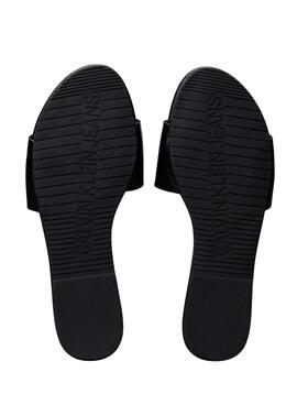 Sandalen  Calvin Klein flache schwarz damen