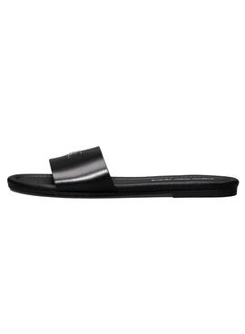 Sandalen  Calvin Klein flache schwarz damen