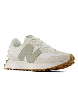 Sneakers New Balance 327 weiß und grün für Frauen