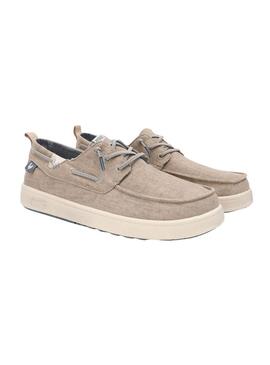 Nautisch Walkin Pitas Maui Flachs beige für Männer