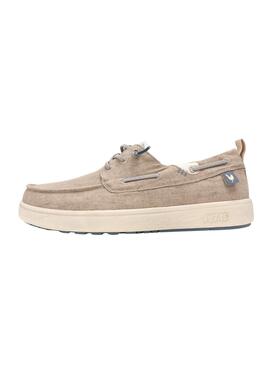 Nautisch Walkin Pitas Maui Flachs beige für Männer