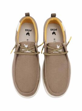 Schuhe Walkin Pitas Wallabi Biarritz taupe für Männer