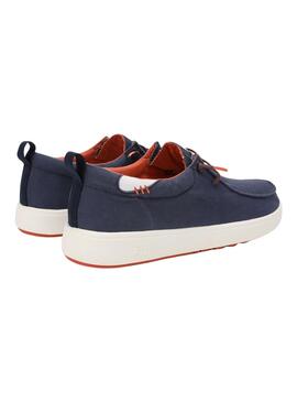 Schuhe Walkin Pitas Wallabi Biarritz Marine für Männer.