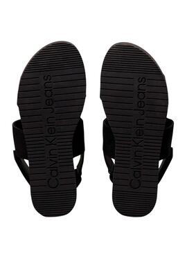 Sandalen Calvin Klein Plateau Schwarz für Damen