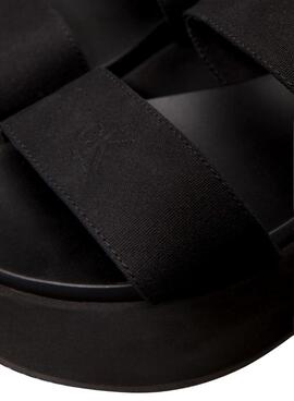 Sandalen Calvin Klein Plateau Schwarz für Damen