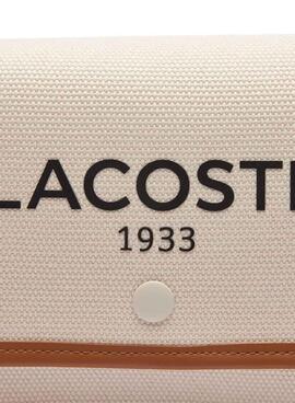 Tasche Lacoste Jacquard Heritage beige für Frauen
