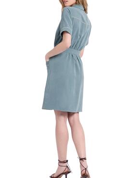 Kleid Kurzes  von Naf Naf in Sable Grün für Frauen.