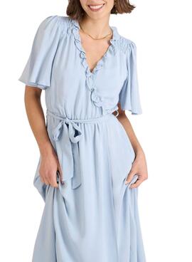 Kleid Naf Naf Popy Himmelblau für Frauen