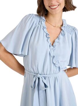 Kleid Naf Naf Popy Himmelblau für Frauen