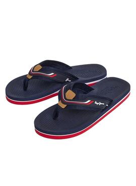 Flip-Flops Pepe Jeans West Club Marineblau für Herren.