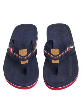 Flip-Flops Pepe Jeans West Club Marineblau für Herren.