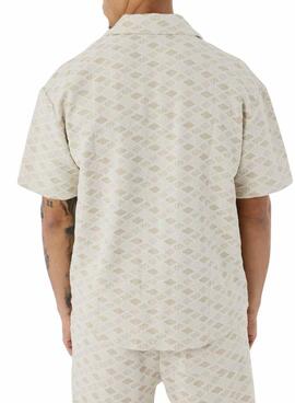 Hemd Project x Paris mit strukturiertem Gewebe für Herren in Beige.
