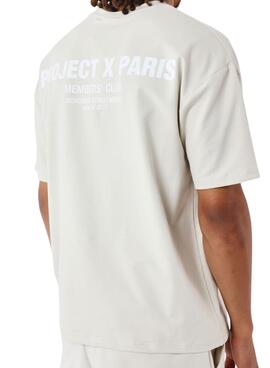 T-Shirt Project x Paris Club Members beige für Herren.