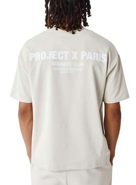 T-Shirt Project x Paris Club Members beige für Herren.