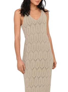 Kleid Only Mea in Beige für Frauen