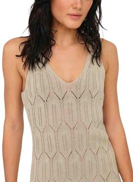 Kleid Only Mea in Beige für Frauen
