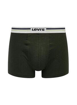  Pack Boxers Levis Sport Logo blau und grau für Männer