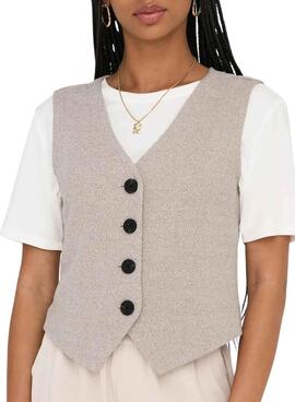  Weste Only Jayla in Beige für Frauen