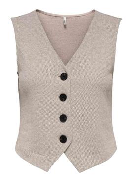  Weste Only Jayla in Beige für Frauen