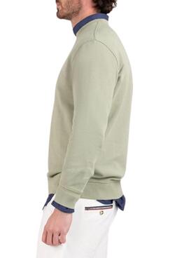 Sweatshirt El Ganso Basic Grün für Männer