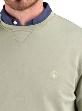 Sweatshirt El Ganso Basic Grün für Männer