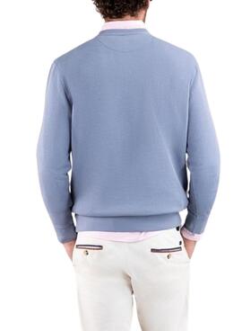 Sweatshirt El Ganso Basic Blau für Männer.