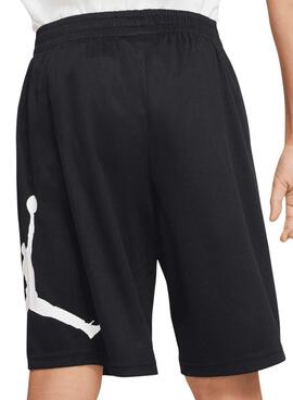 Bermudas Jordan Wrap Schwarz für Kinder