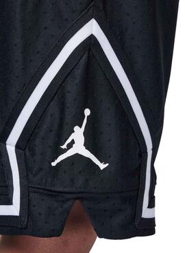 Bermuda Jordan Diamond in Schwarz und Weiß für Kinder