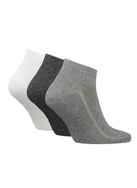 Pack Socken Levis Low Cut grau für Männer und Frauen