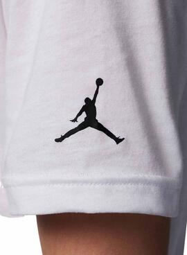 T-Shirt Jordan Nike Woldmark weiß für Kinder.