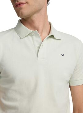 Polo Silbon Klassiker Einfarbiges grünes für Herren