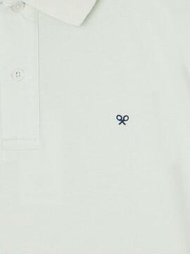 Polo Silbon Klassiker Einfarbiges grünes für Herren