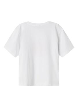 T-Shirt Name It Elka weiß für Mädchen
