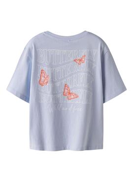 T-Shirt Name It Elka in Blau für Mädchen