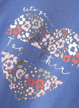 T-Shirt Name It Hnanna blau für Mädchen.