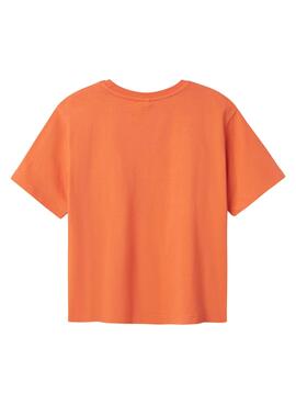 T-Shirt Name It Elka orange für Mädchen