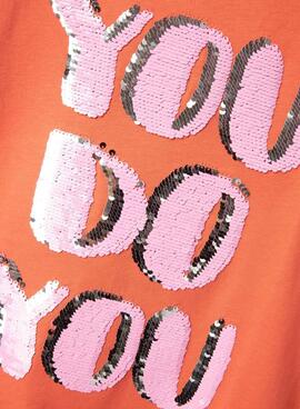 T-Shirt Name It Elka orange für Mädchen