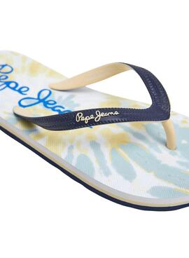  Flip Flops Pepe Jeans mit Dosert-Muster für Jungen.