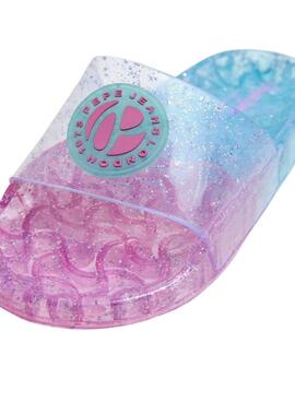  Flip Flops Pepe Jeans Wave Glam Glitzer für Mädchen.