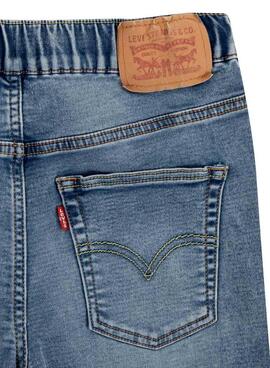 Jeans Levis Slim Taper Gummibund blau Kinder.